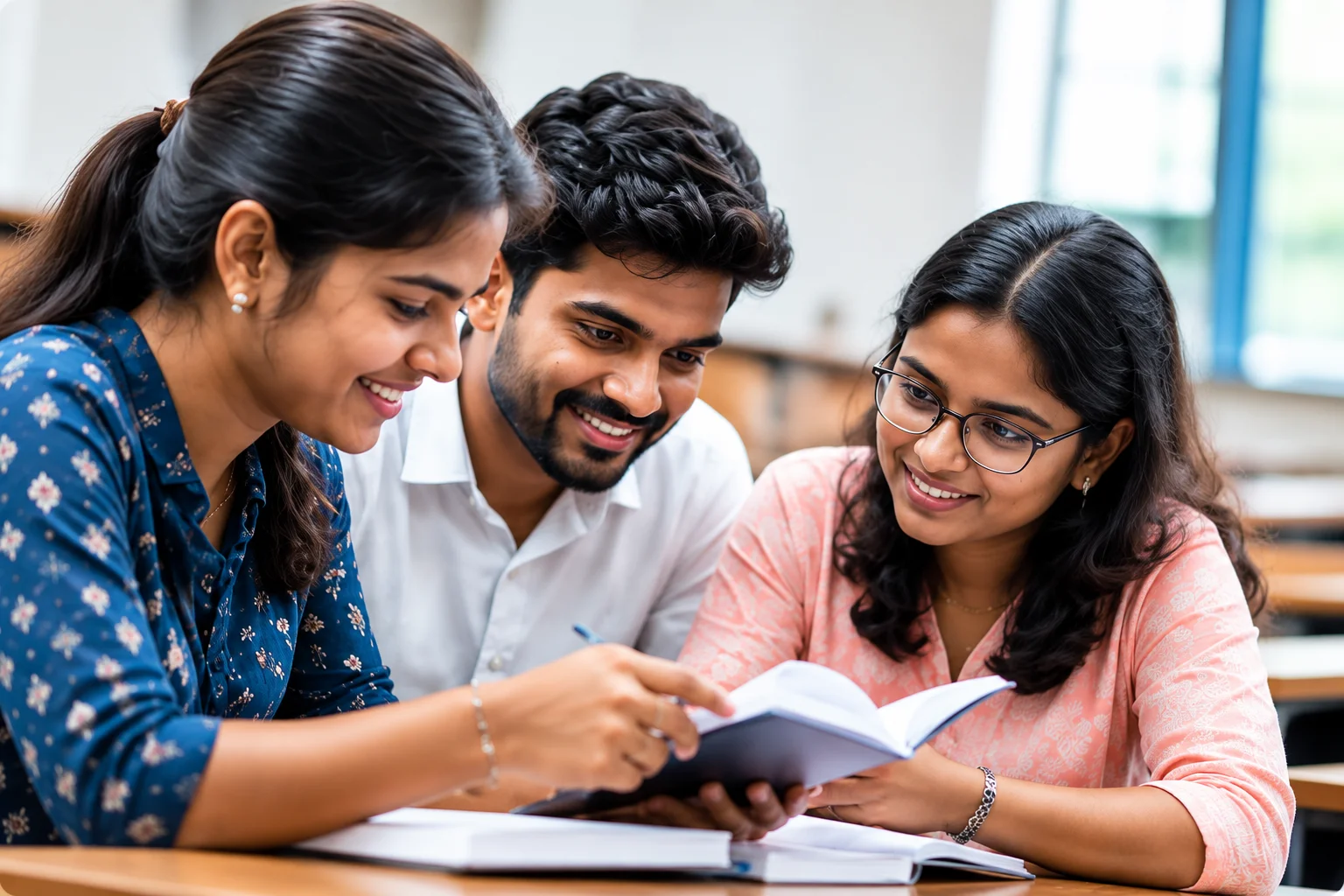 Students preparing together at Vivekananda IAS Academy