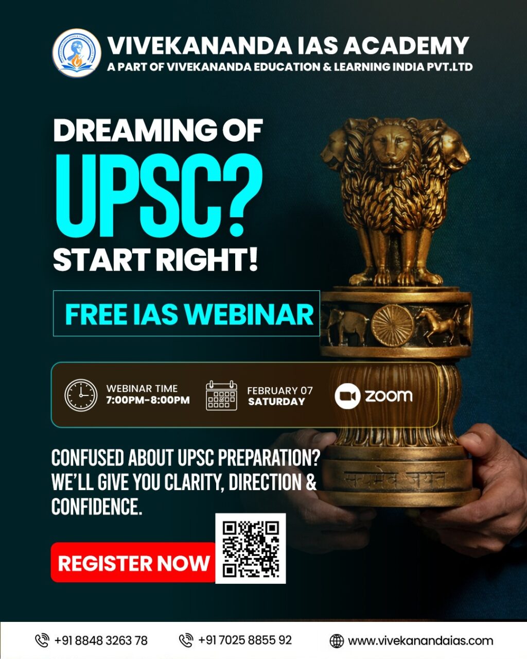 Instagram post from vivekananda.ias.academy. This post is in position 3.